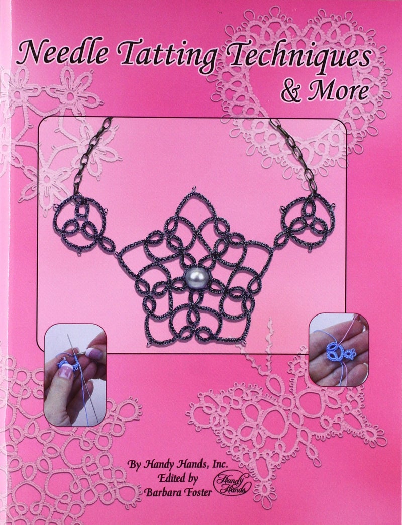 Handy Hands Tatting Book  Pink - Image 1